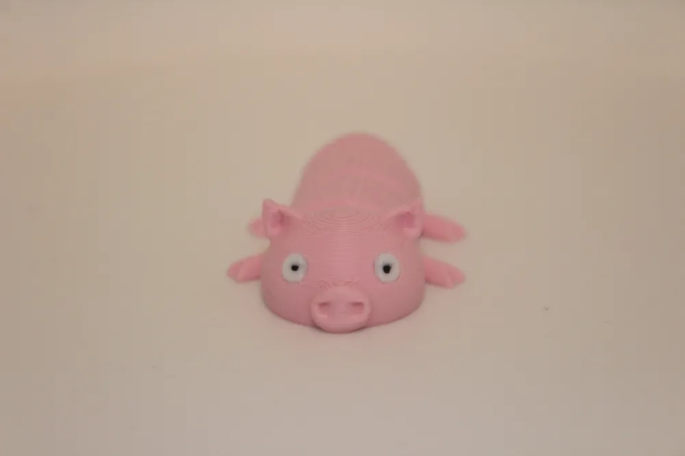 flexi print in place pig - Free 3D Print Model - MakerWorld
