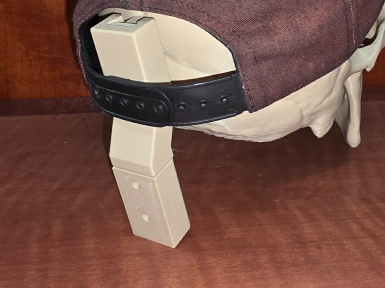 Skull hat & cap holder Extension