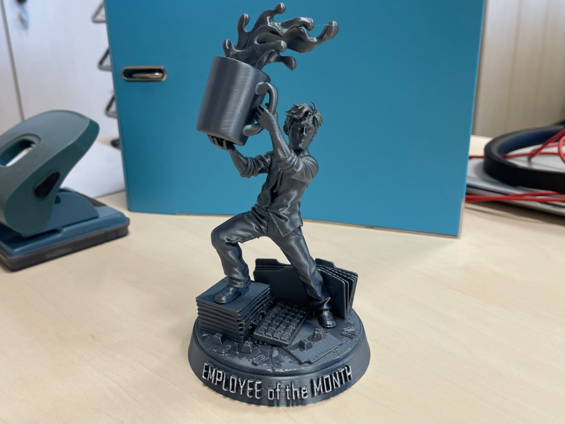 Employee of the Month - Coffee Survivor Trophy