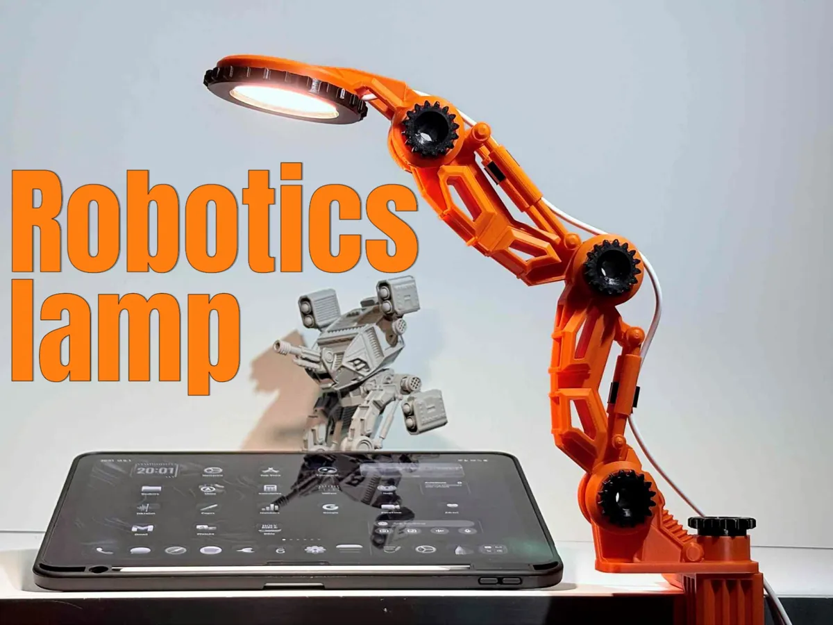 Robotics LED lamp - Free 3D Print Model - MakerWorld