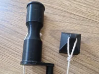 Seilwinde und Anstecker