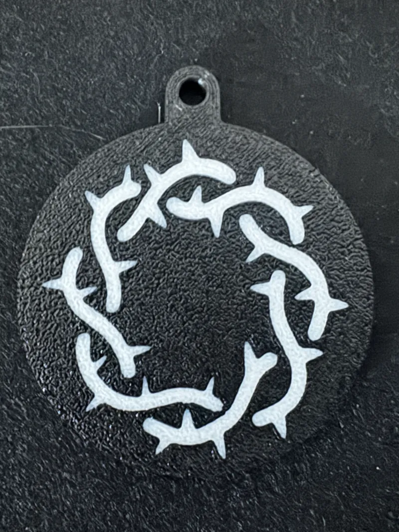 Bad Omens Crown of Thorns Inspired Keychain