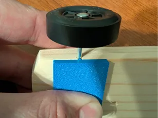 Pinewood Derby Axle Alignment Guide / Jig