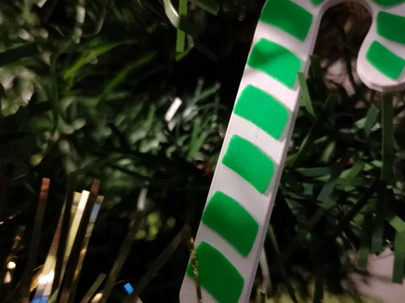 Candy Cane Ornament Without AMS in 2 version