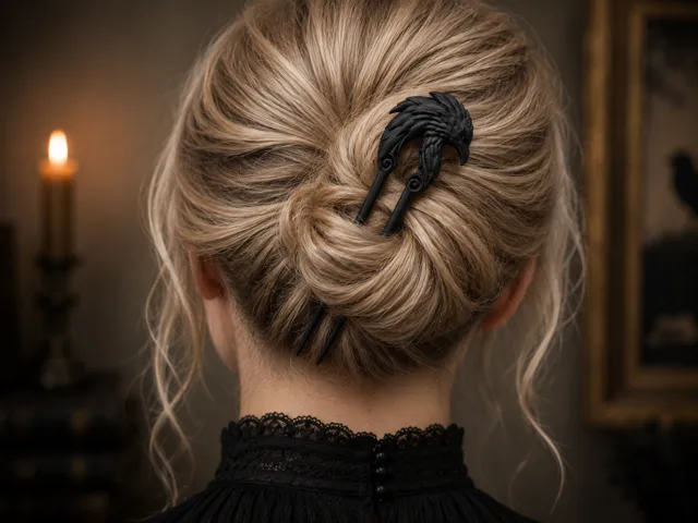 Gothic Raven Hair Fork