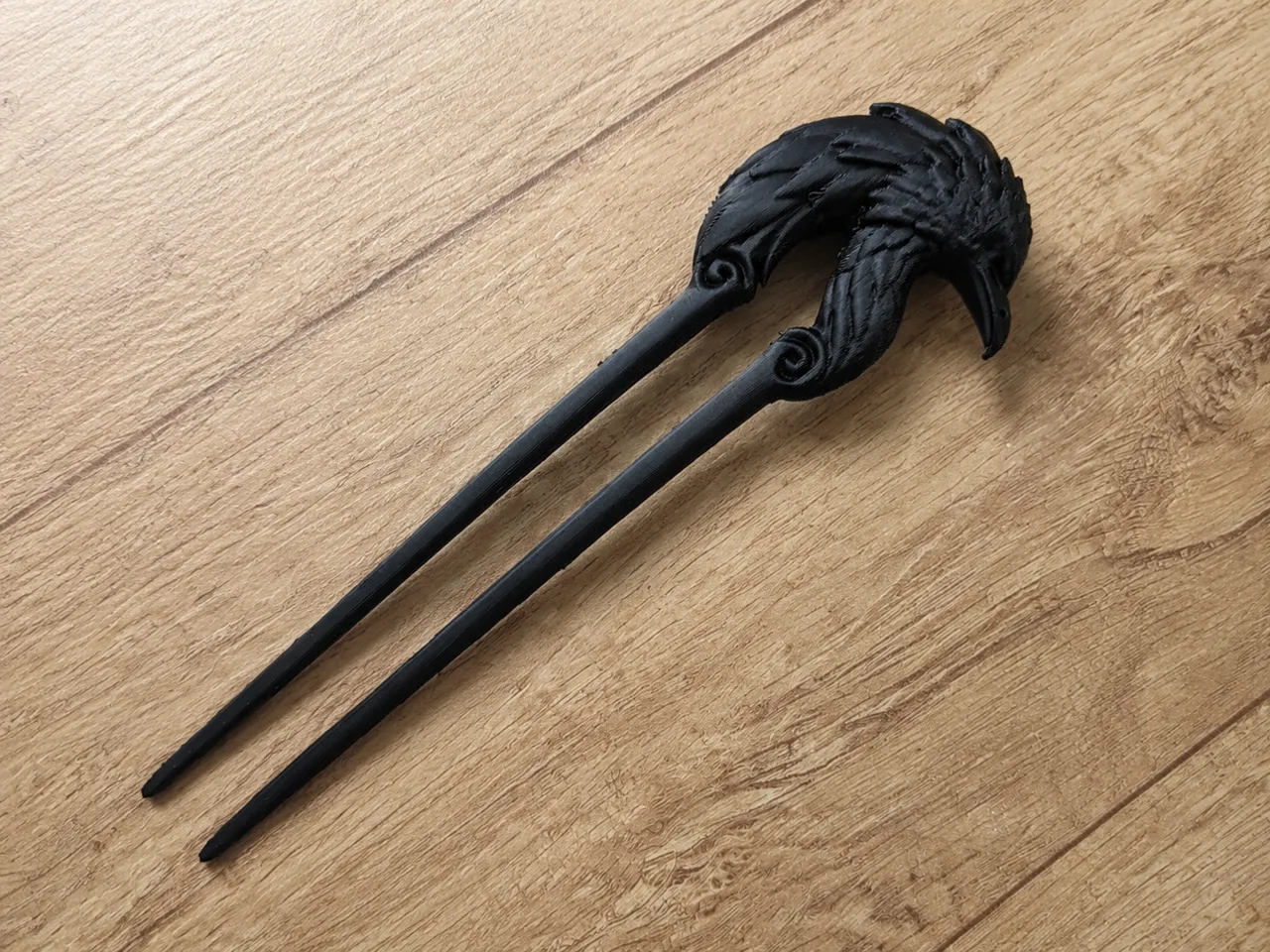 Gothic Raven Hair Fork view 2