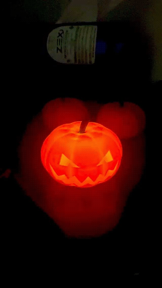 LED Pumpkin Candle