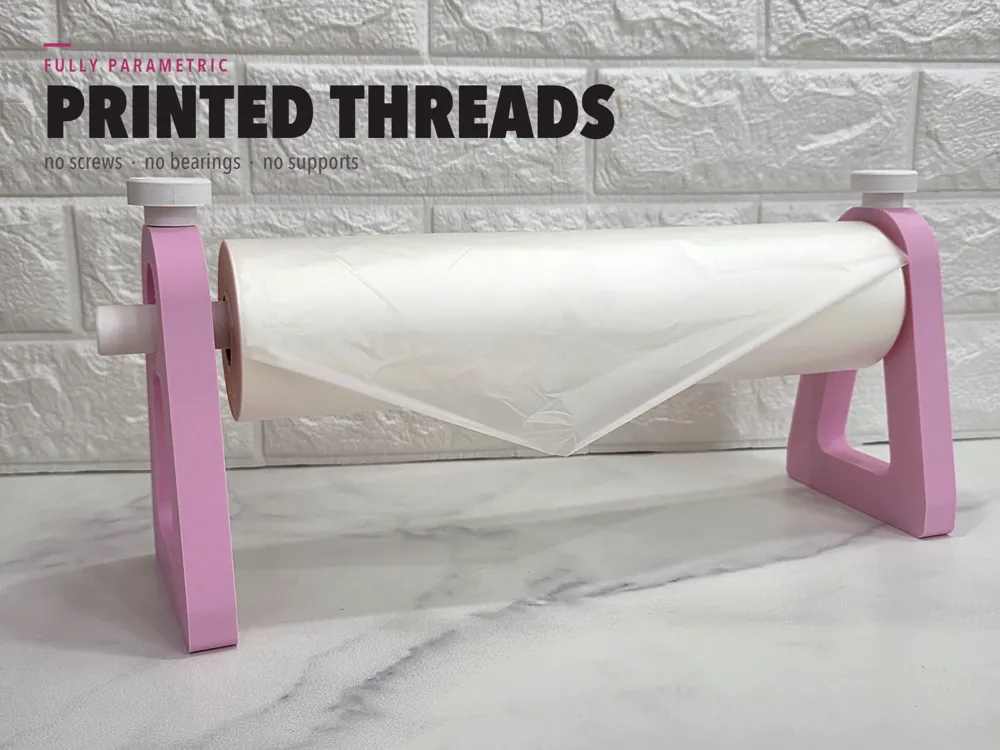 Soporte: Roll Holder - Kraft Paper, Film, Vinyl, Ribbon. Referencia del modelo original.