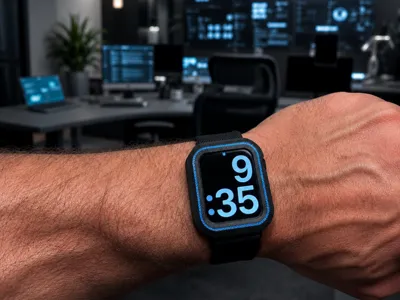 Snap-on Apple Watch Case with Border - 44mm Only
