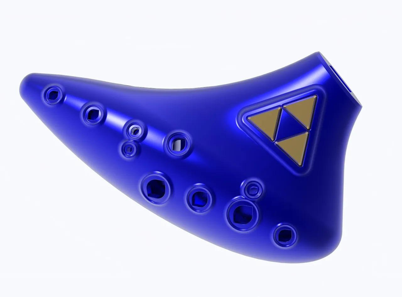 Ocarina of Time - 12 hole Alto C Ocarina view 2