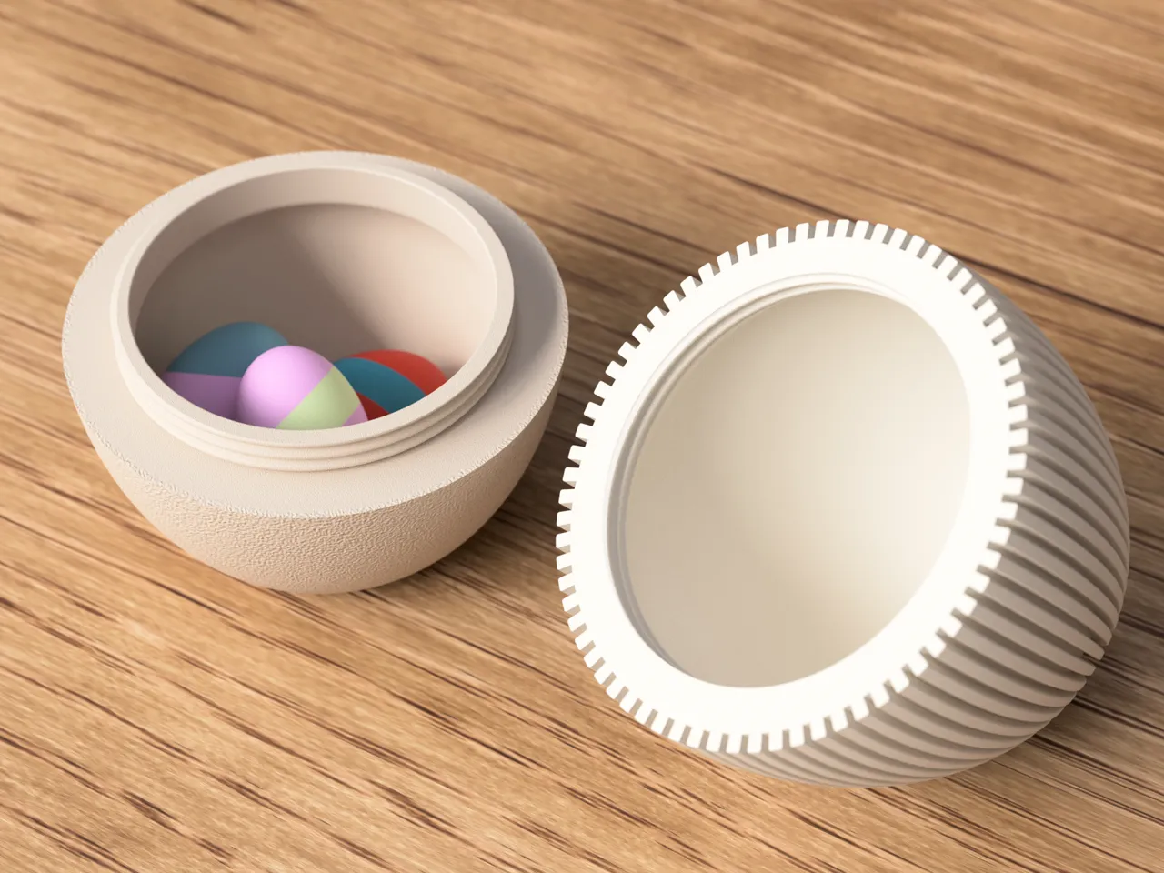 Japandi easter eggs (container) view 2