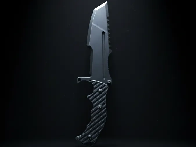 Huntsman Knife – Split into parts