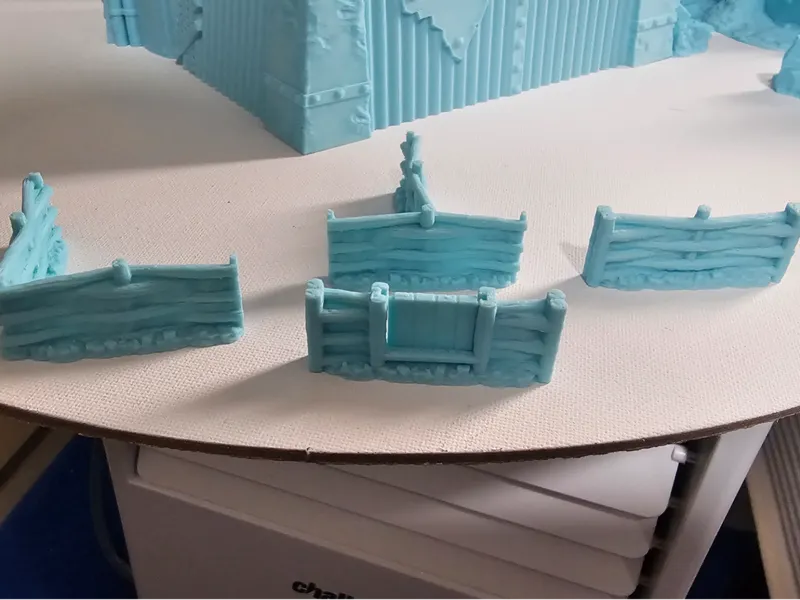 Wicker Fence Walls 40K Terrain