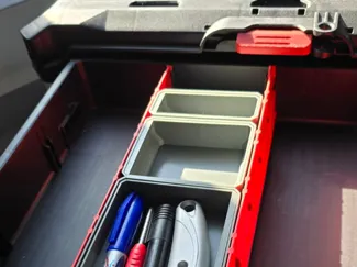 Boxes for Milwaukee Packout 2+1 or 4 Drawer Set