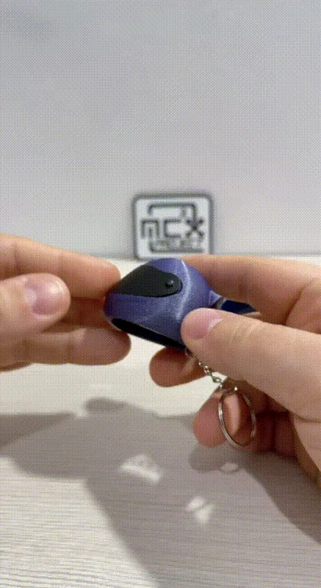 Helmet Keyring view 2