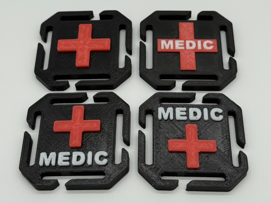 Système de fixation MOLLE Insigne MEDECIN