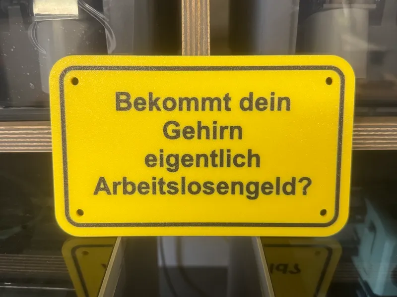 Prank sign