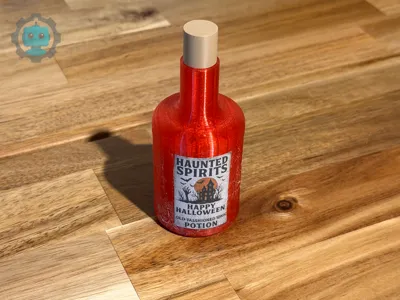 Potion Bottle (Label Included as file)