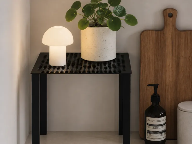 Minimalist Perforated Countertop Riser
