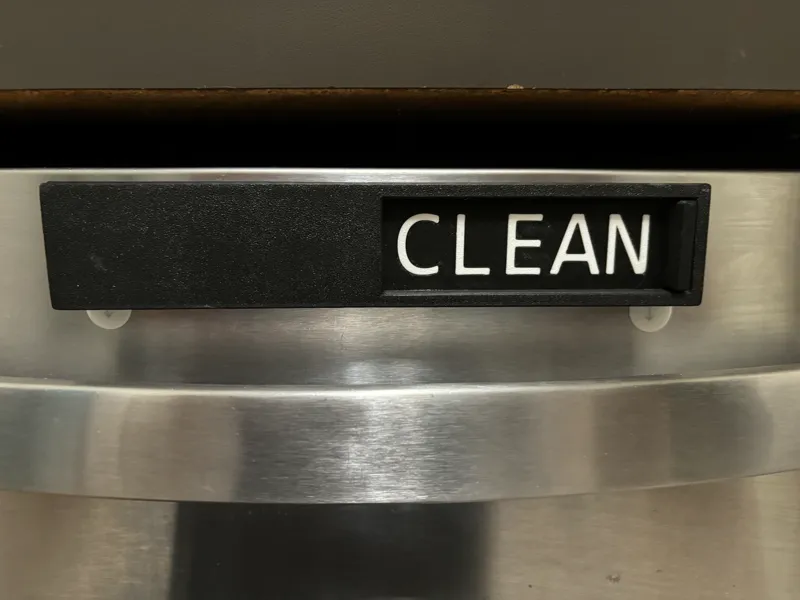 Dishwasher Dirty/Clean Slider Sign (no AMS required)