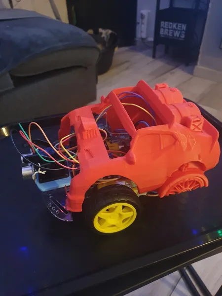 Carrosserie style Mad Max pour robot 2WD
