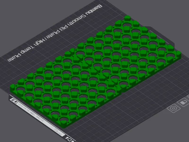 6 X 6 18650 SPOT GUIDE PLATE