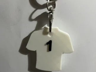 FOOTBALL SHIRT KEYCHAIN (N1-25)