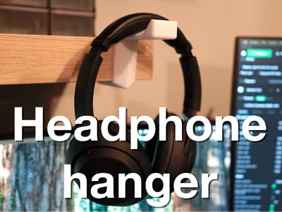 50mm shelf strong headphone hanger