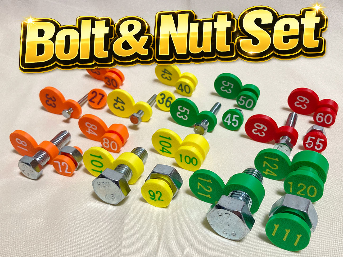 Bambu Thread Test Bolt & Nut Set＿吉田工房
