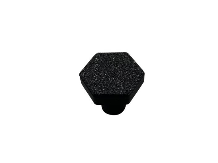 Hexagonal shape knob for cabinet or drawer