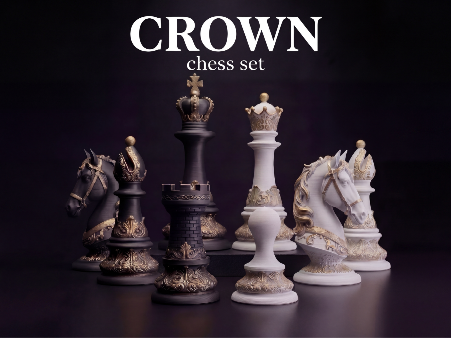 Crown Chess Set