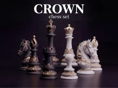 Crown Chess Set