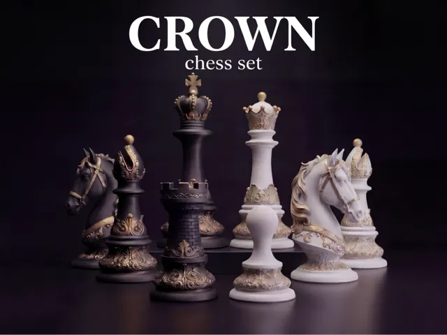 Crown Chess Set