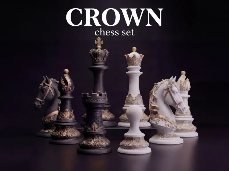 Crown Chess Set