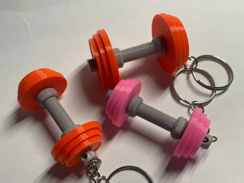 Barbell Keychain – Mini Fitness Dumbbell
