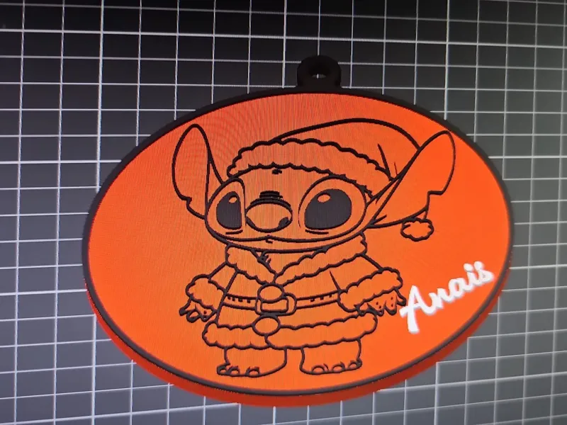 Stitch decoration noel