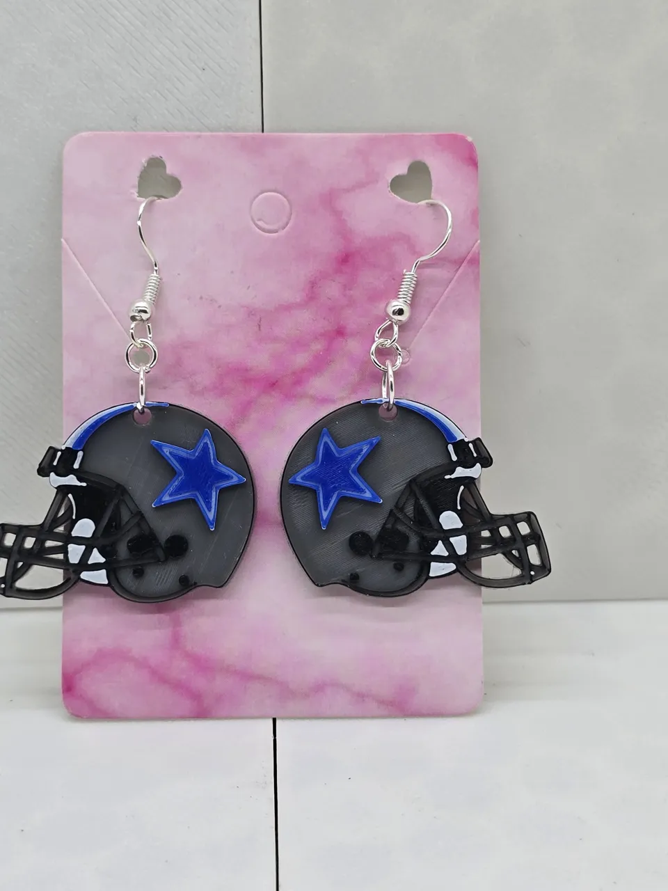 Dallas Cowboy Earrings view 3