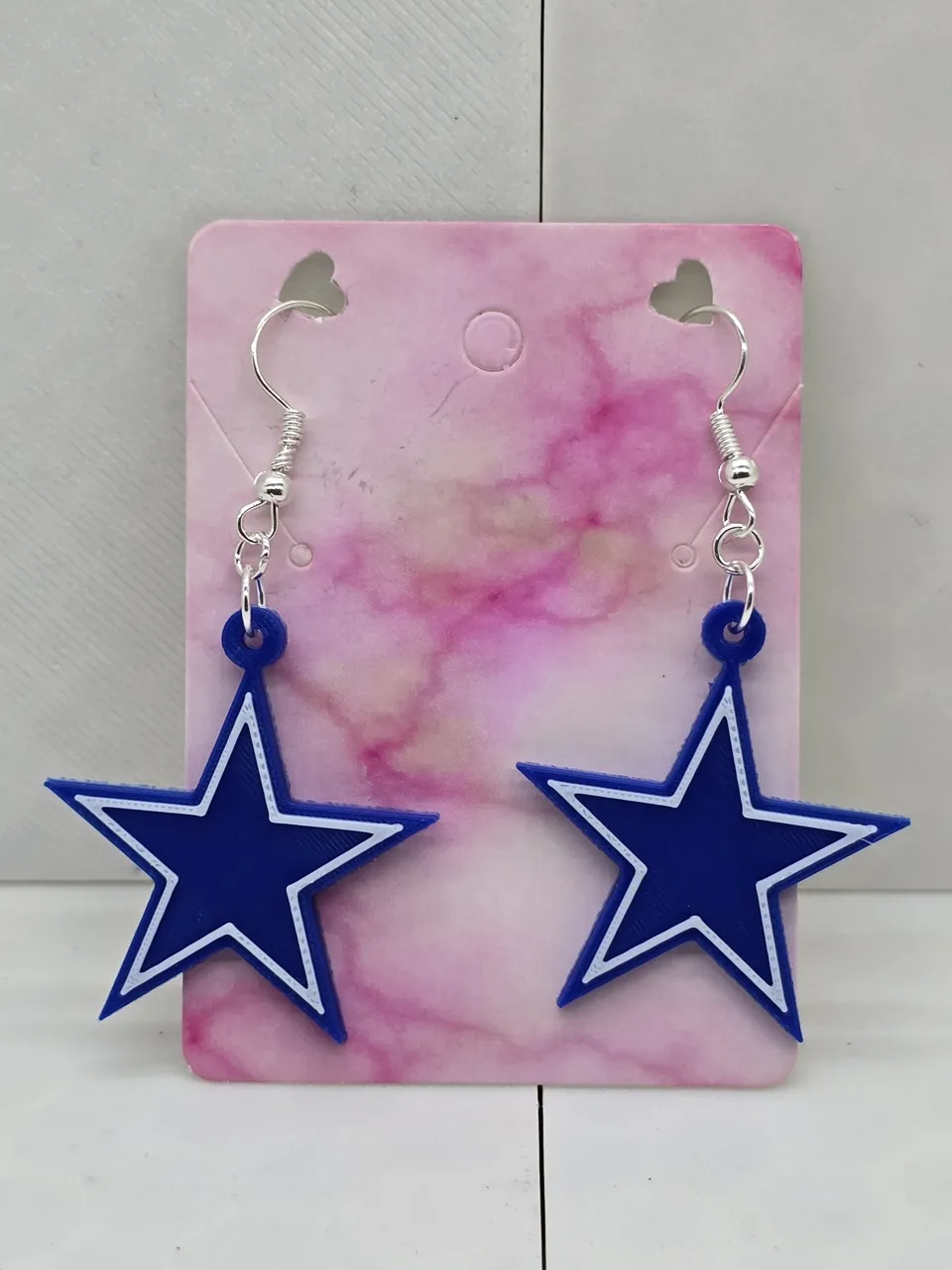 Dallas Cowboy Earrings view 4