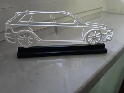 silhouette audi a3