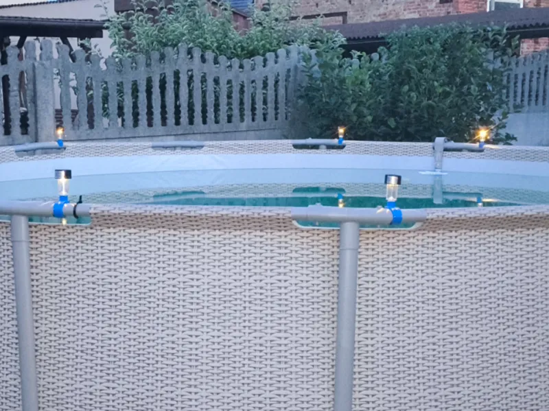 Solar Light Holder for Bestway Power Steel Pool
