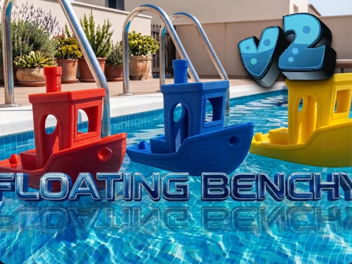 big floating benchy V2 3D model