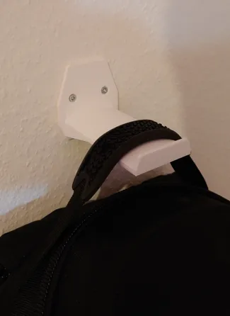Backpack holder wallmount