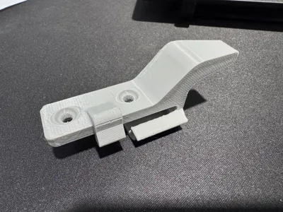 Lexus 450H trunk plate holder