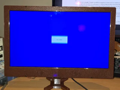 portable monitor enclosure 15.6 inches 