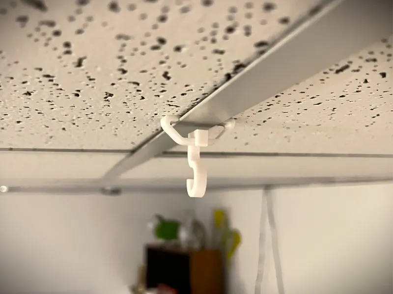 Simple Grid ceiling clip - Halter Rasterdecke