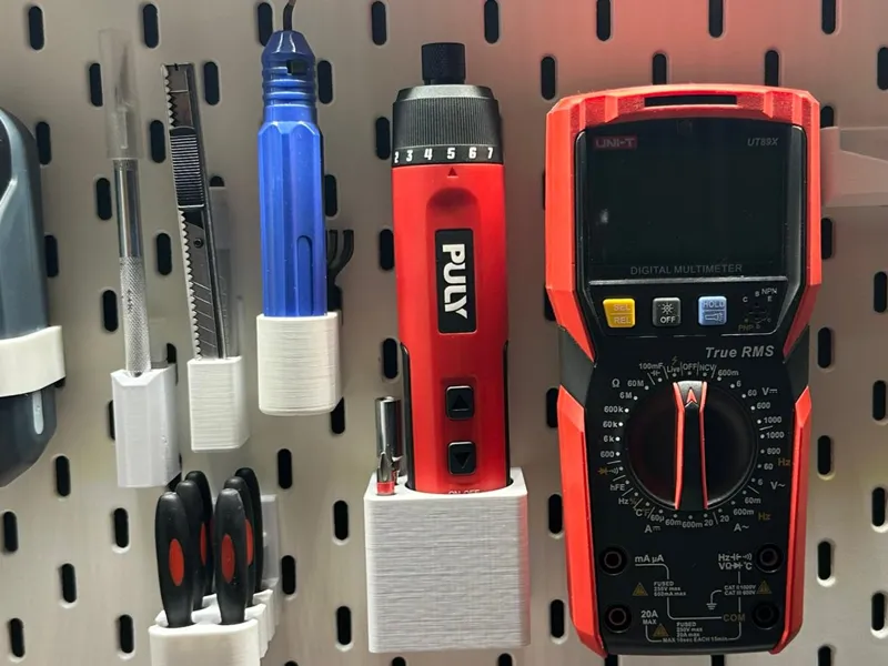 İkea Skadis PULY Cordless Screwdriver Holder 