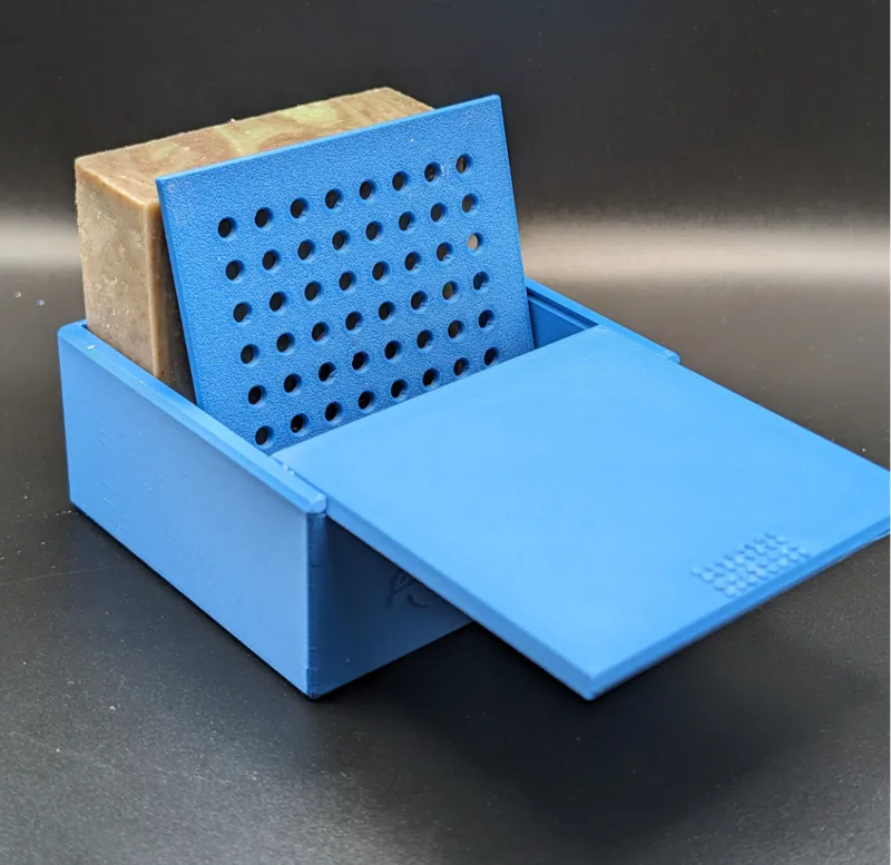Slide Top Travel Soap Box w/ Drip Tray Dr. Squatch