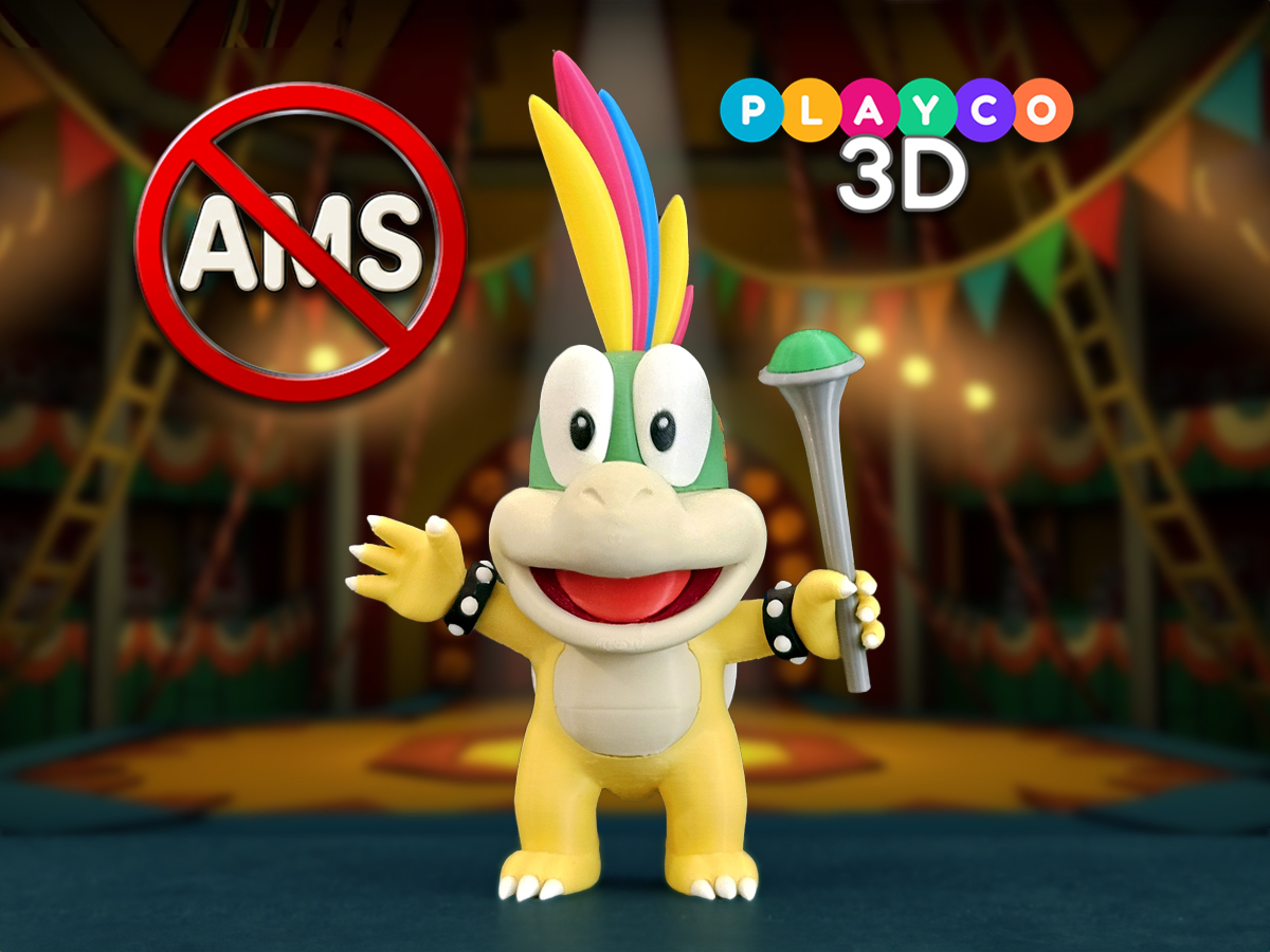 Lemmy Koopa - Multi Part - Modelo de impresión 3D gratuito