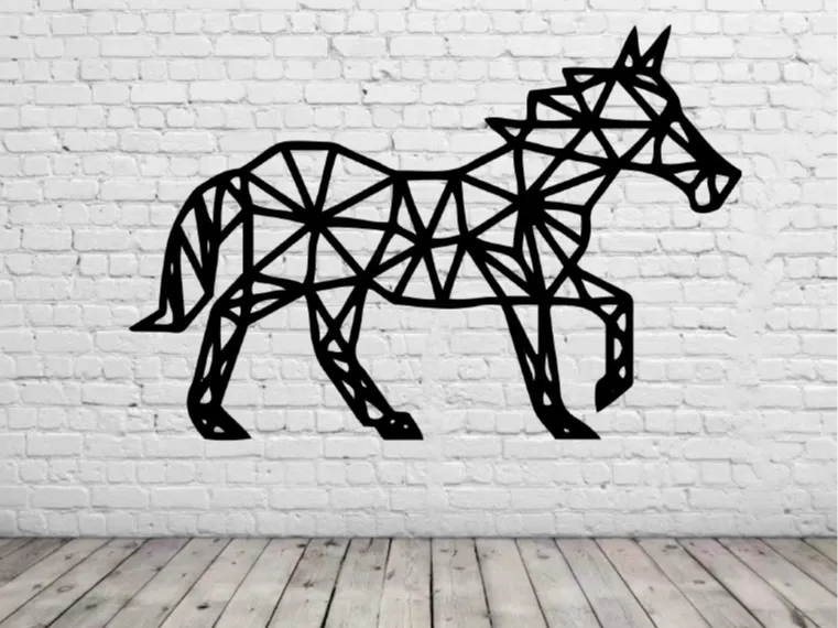 animal geometrico decoracion de pared v13