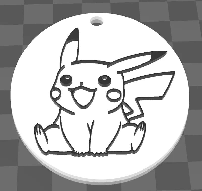 Pikachu Keyring